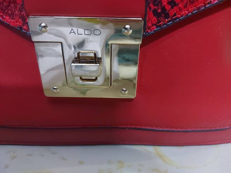 ALDO handbag Redish maroon 10