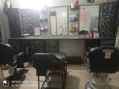 beauty parlour setup