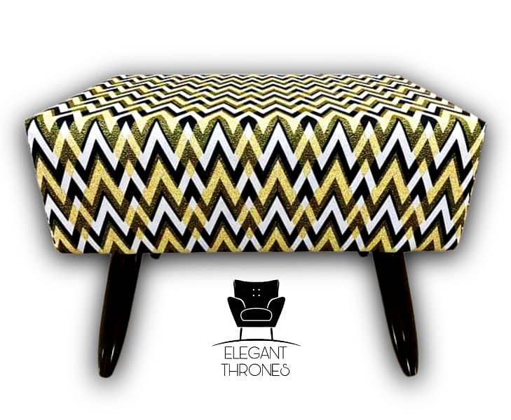 STOOLS/OTTOMAN PAIR AVAILABLE AT CHEAP PRICE (NEW) 12