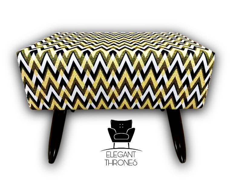 STOOLS/OTTOMAN PAIR AVAILABLE AT CHEAP PRICE (NEW) 13