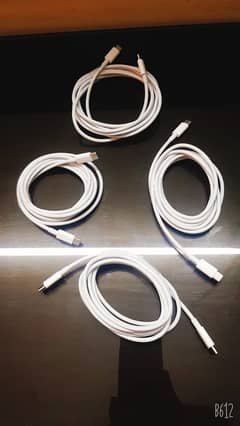 TYPE C To TYPE C Cable White Colour is Available