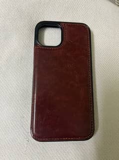 Iphone 13 leather pouch with card holder 0