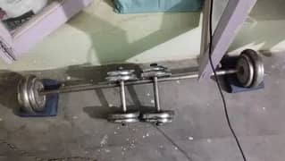 gym equipment/ dumbbell/ plates/ rods