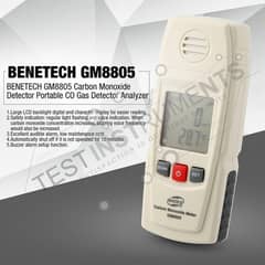GM8805 Benetech Carbon Monoxide Meter Price In Pakistan