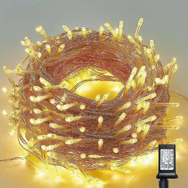 300 LED String Lights Outdoor Indoor, Extra Long 98.5FT 0