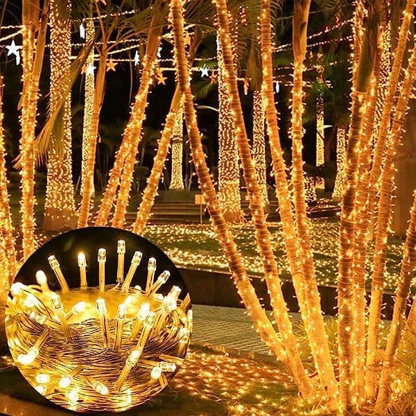 300 LED String Lights Outdoor Indoor, Extra Long 98.5FT 1