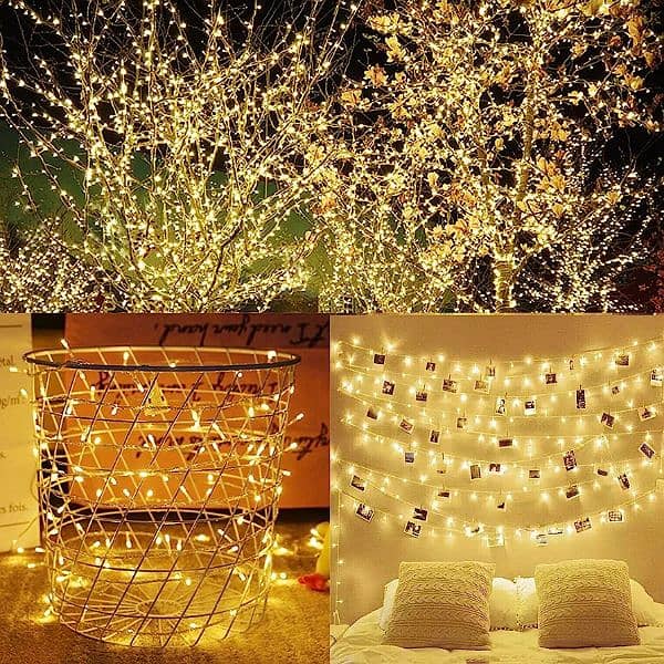 300 LED String Lights Outdoor Indoor, Extra Long 98.5FT 4