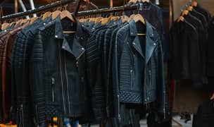 Men's Genuine Sheep Leather Jacket 2023 fashion BIKER JACKET COATS