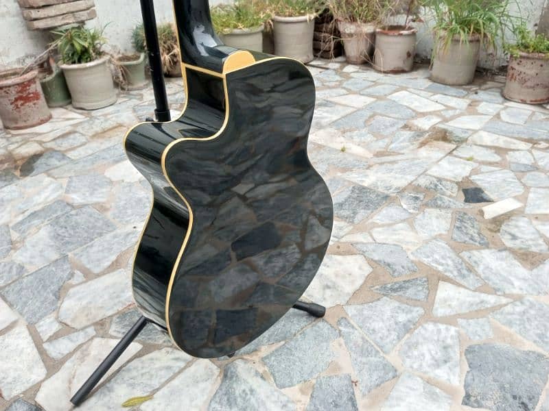 Brand New Acoustic Guitar Black 3