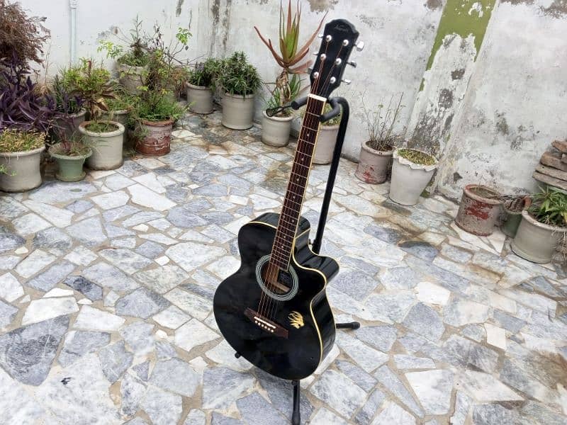 Brand New Acoustic Guitar Black 5