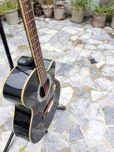 Brand New Acoustic Guitar Black 6