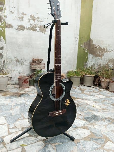 Brand New Acoustic Guitar Black 16