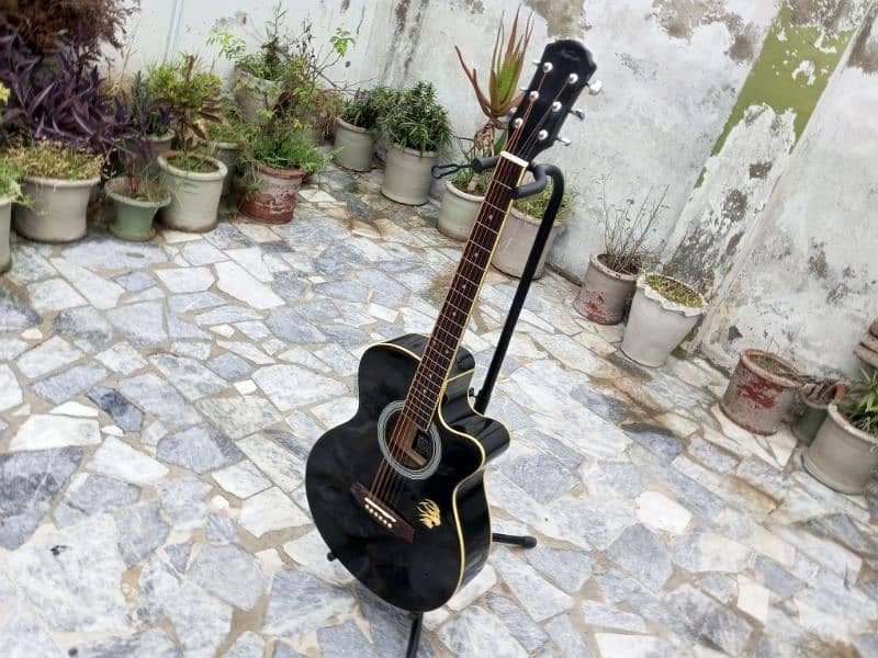 Brand New Acoustic Guitar Black 19