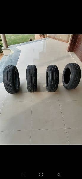 set of 4 Tyres size 195-65-15 Used 1