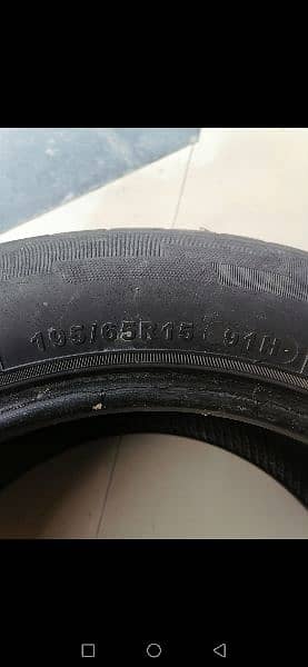 set of 4 Tyres size 195-65-15 Used 2