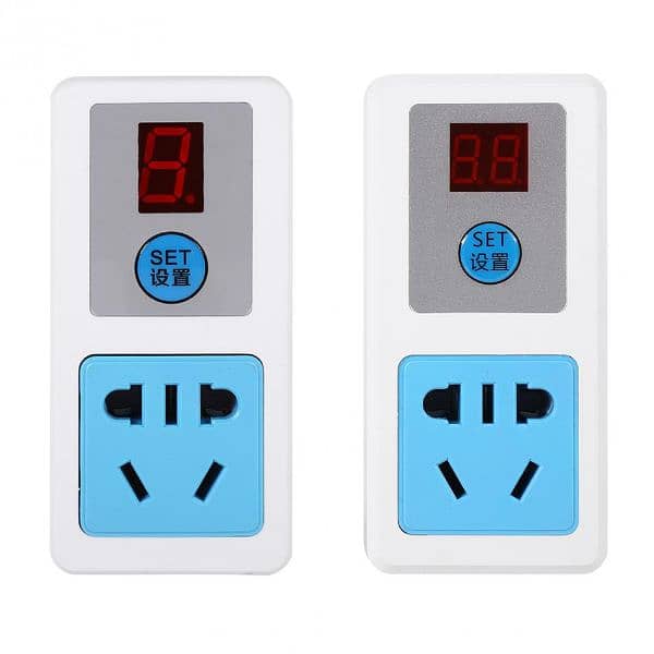 Countdown Push Button Switch Digital Timer 220V Socket Chargi 3