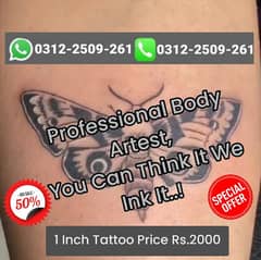 PROFESSIONAL TATTOO STUDiO•
TATTOING & PRESING• • • 0