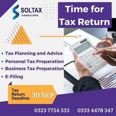 NTN, Income & Sales Tax Return, Company & Partnership Registration
