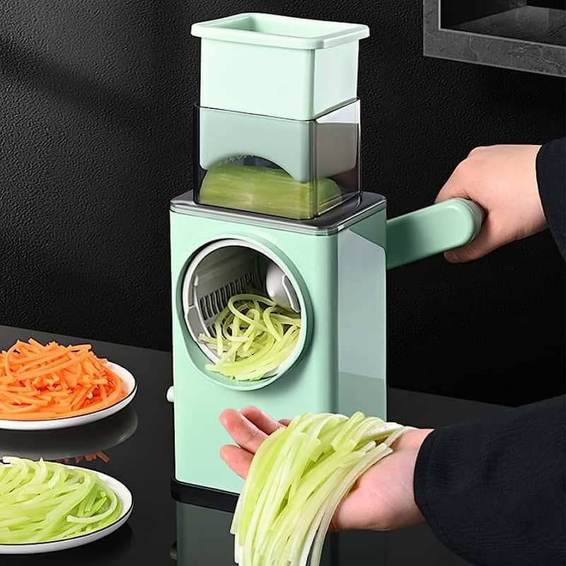Vegetable Drum Slicer with 3 Blades | Vegetable Cutter 1
