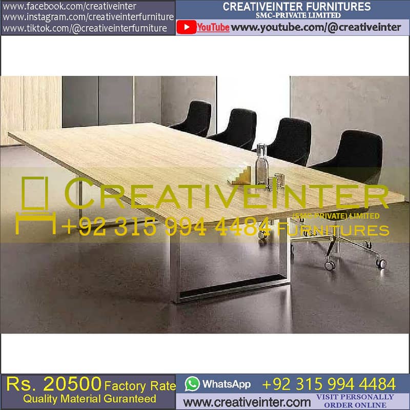 office Table Meeting Reception Desk Mesh Back Chair Workstation Study 6