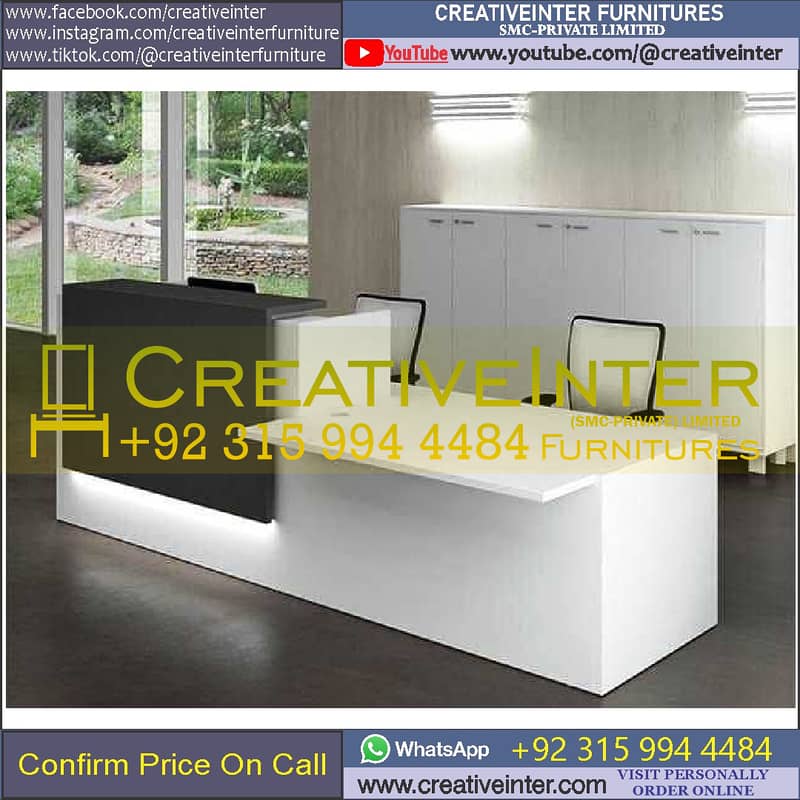 office Table Meeting Reception Desk Mesh Back Chair Workstation Study 10