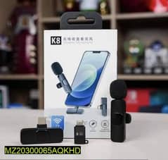 K8 Wireless Mic, Iphone And Type C Cable 0