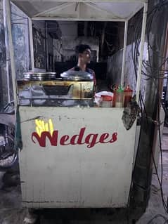 french fries clean counter