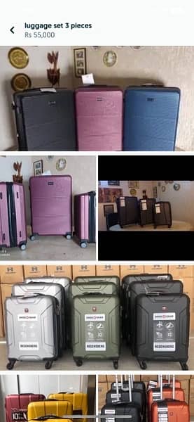 luggage bags set 15