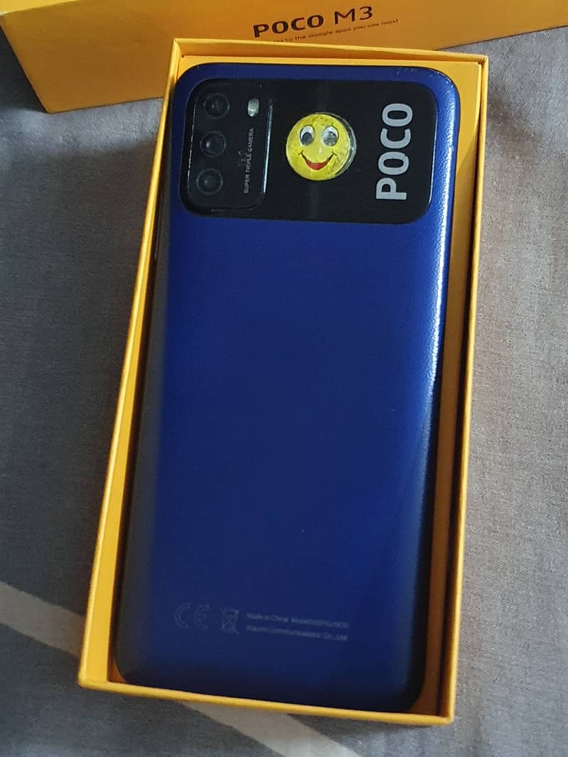 Poco M3 4/128 with orignal box and charger , PTA approved 9