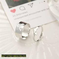Dolphin couple rings 2 pieces Silver