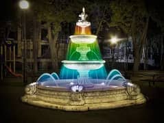 dancing fountain musical fountain led lights under water