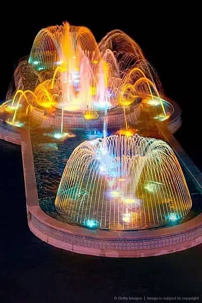 dancing fountain musical fountain led lights under water 4