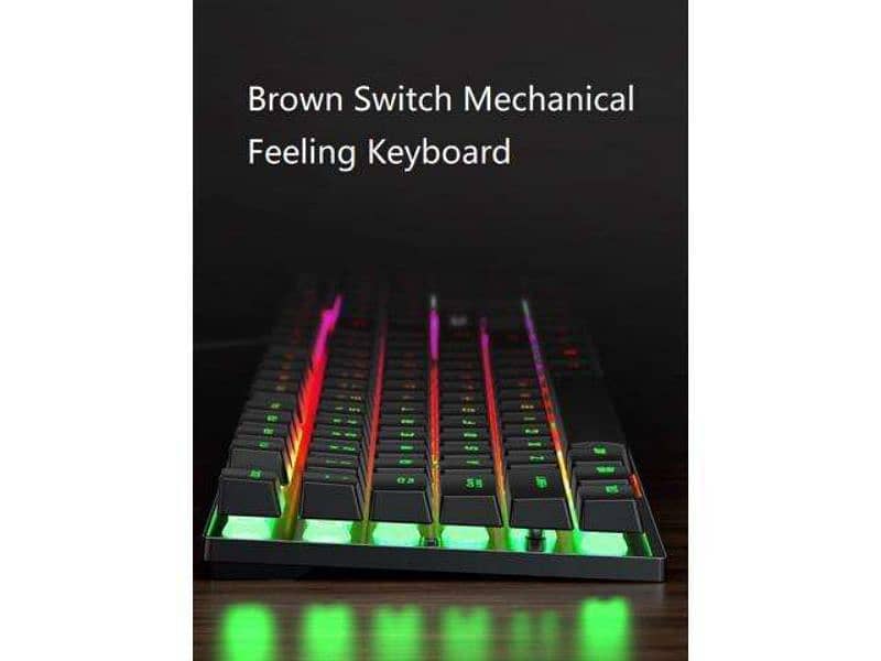 AOC KB121 Brown Switch Mechanical Keyboard 1