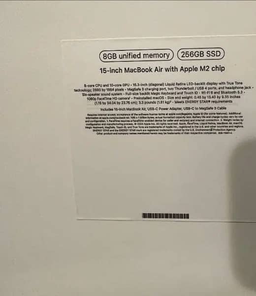 Macbook Air M2 15 inch 8/256GB - Computers & Accessories - 1074441470