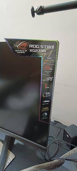 Asus Rog XG279Q 176hz Gaming monitor brand new condition 7