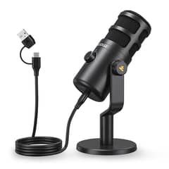 MAONO USB Dynamic Microphone, voice over Podcast Recording Mic PD100u 0