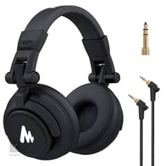 MH601 studio Monitor recording Headphone,youtuber podcasting headphone 0
