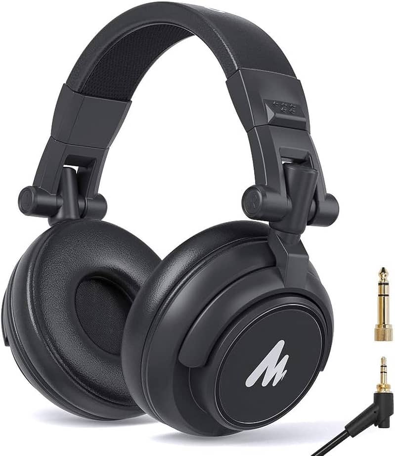 MH601 studio Monitor recording Headphone,youtuber podcasting headphone 5