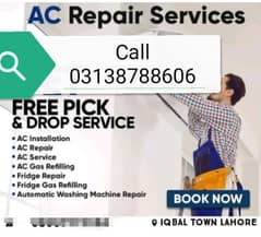 All lahore branded dc inverter service repair fitting gas filling kit