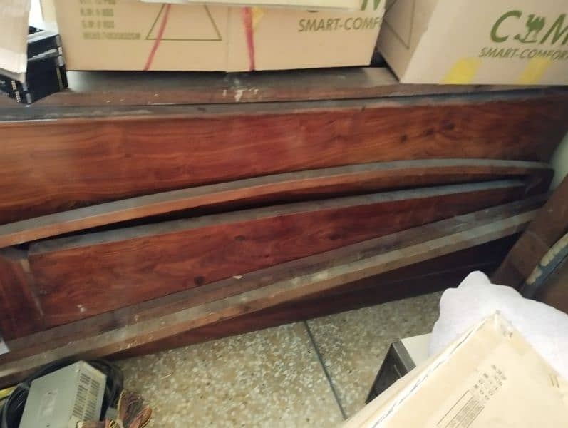 Solid Wood King size bed Shesham (0332-0521233) 1
