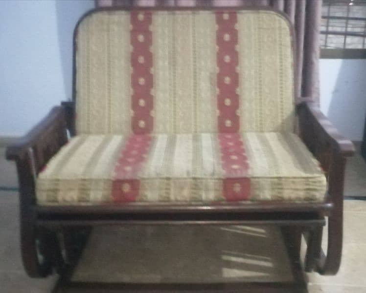 Rocking sofa chair/Relaxing chair Easy chair double seater 4