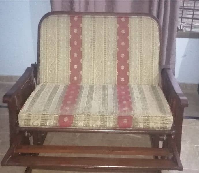 Rocking sofa chair/Relaxing chair Easy chair double seater 6