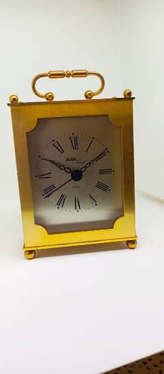 imported vintage brass clock