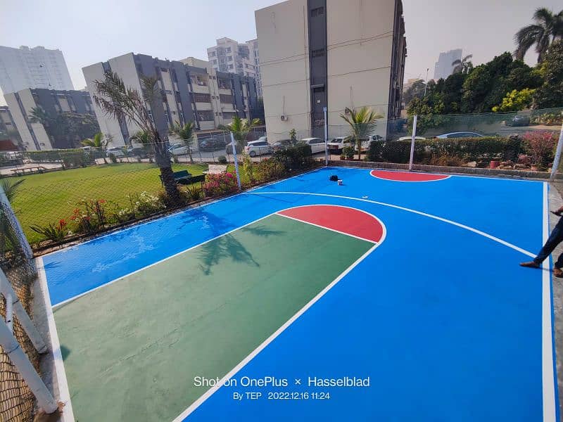 sport flooring basketball jogging track gym mepal wooden tennis court 9