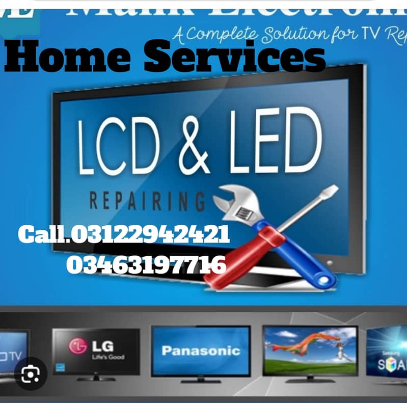 LCD . LED tv Repair All karachi Home service available 1