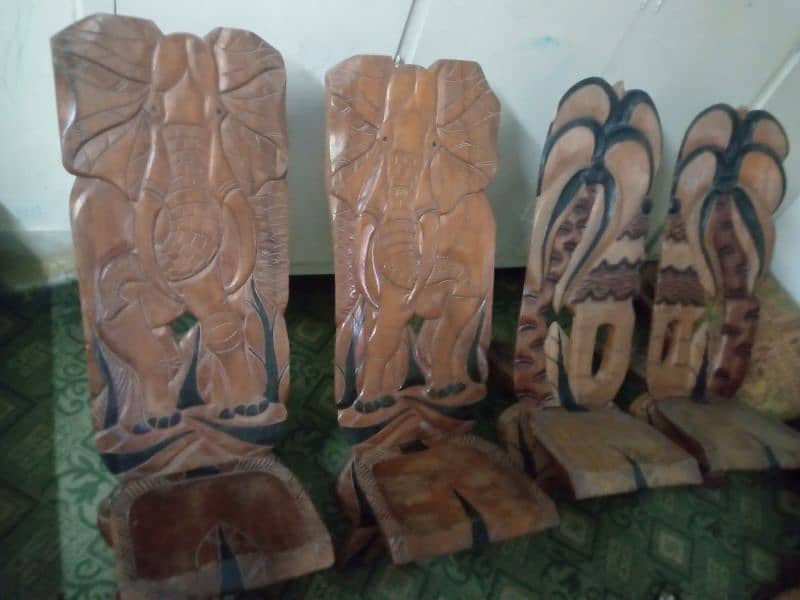 African wooden chairs and Table ( Unique and Rare ) 5