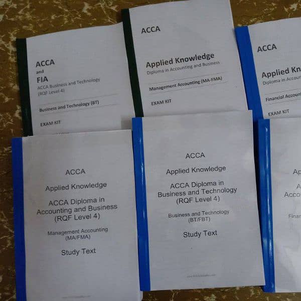 ACCA Study Material available with delivery service 2