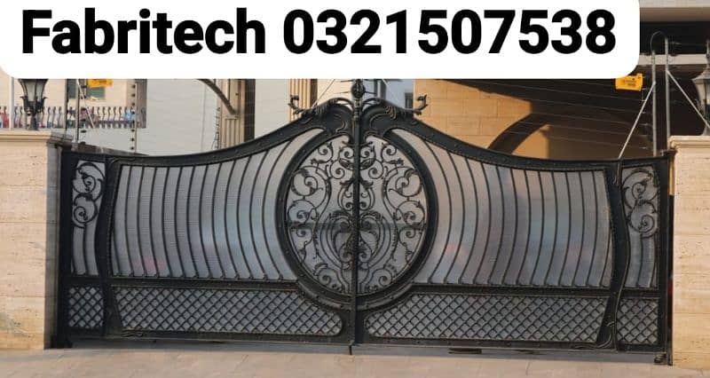 iron steel welding works, Gate, Door, chogaths, Grills, SS railing, 7