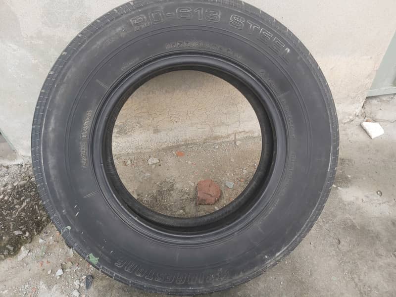 Bridgestone tyre 165/13 Indonesia made 1