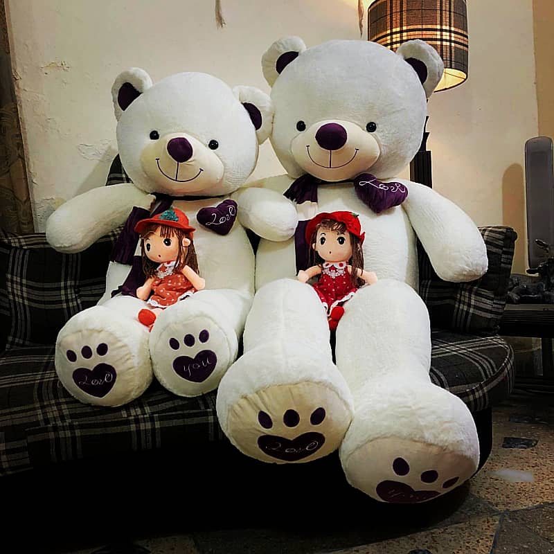 3 Feet, 5 Feet, and 6 Feet Teddy Bears for Sale 1